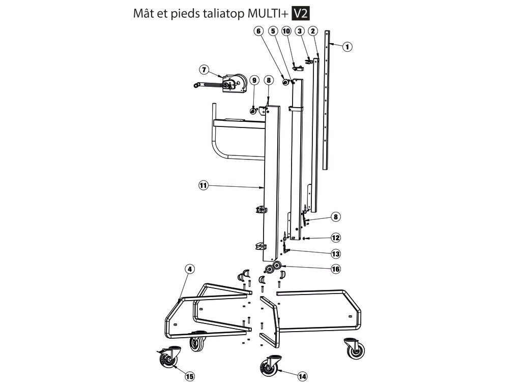Pièces de rechange pour taliatop® MULTI+ V2