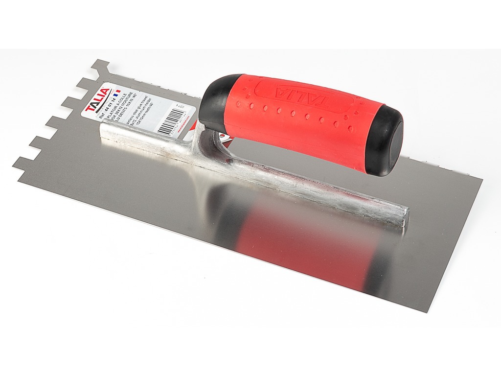 Platoir à colle INOX dents 45°
