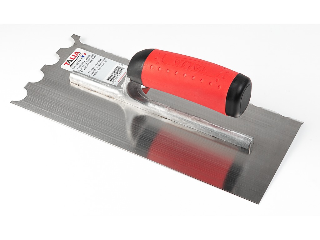 Platoir à colle INOX dents 45°