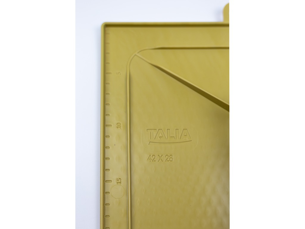 Taloche en ABS jaune rectangulaire