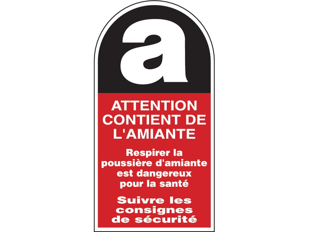 Attention contient de l’amiante