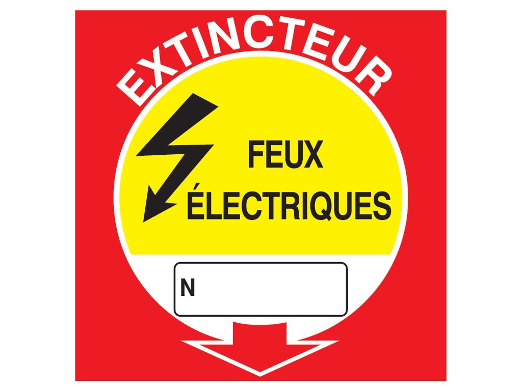 Extincteur feux électriques