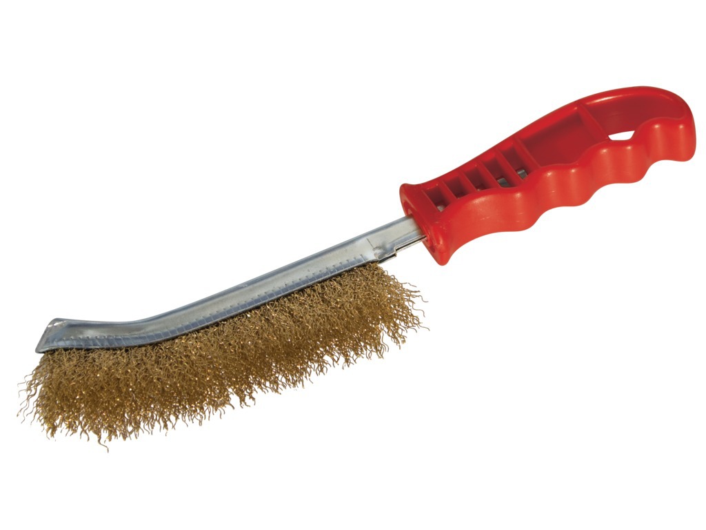 Brosse métal convexe