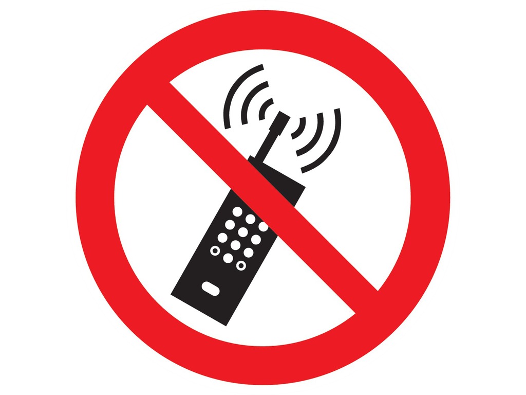 Interdiction d'activer des téléphones mobiles