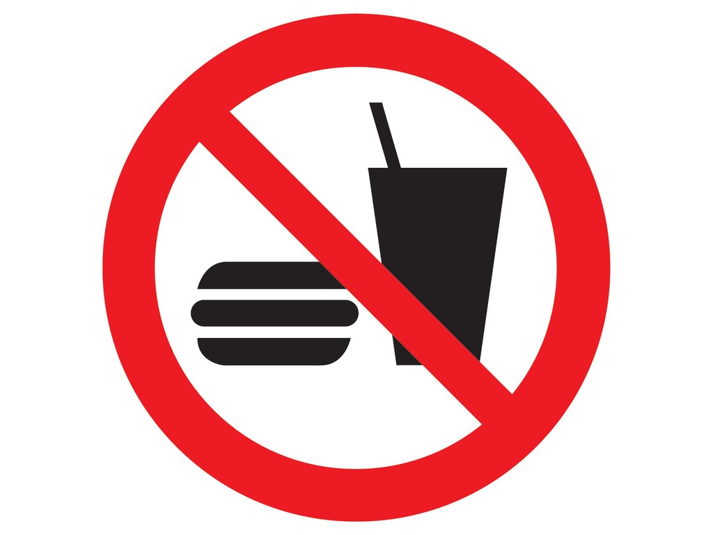 Interdiction de manger ou de boire