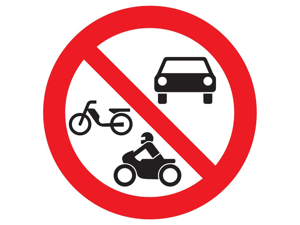 Interdit aux véhicules motorisés