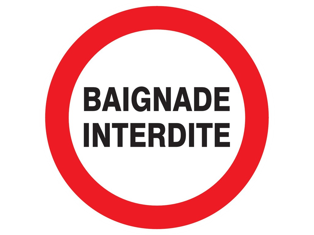 Baignade interdite