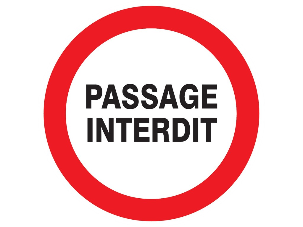 Passage interdit