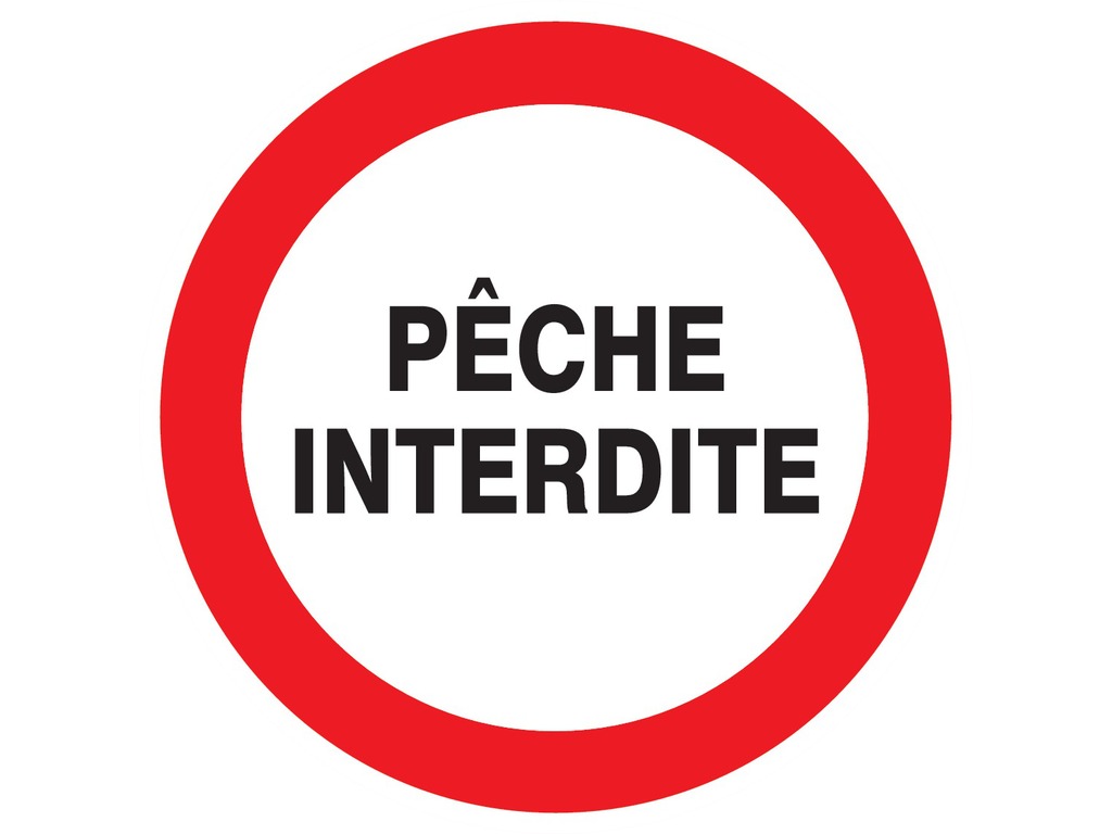 Pêche interdite