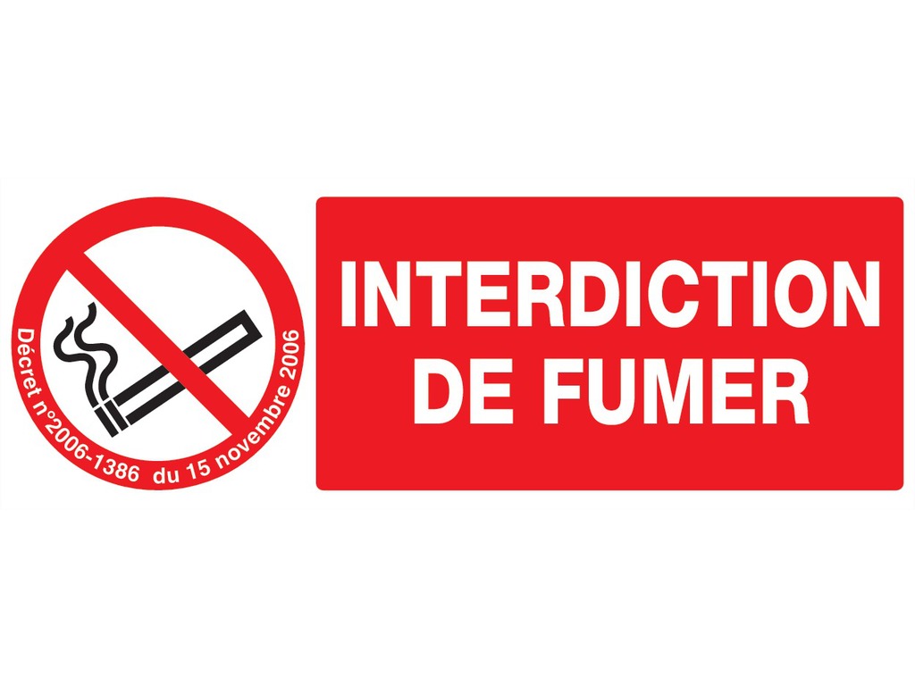 Interdiction de fumer + Décret