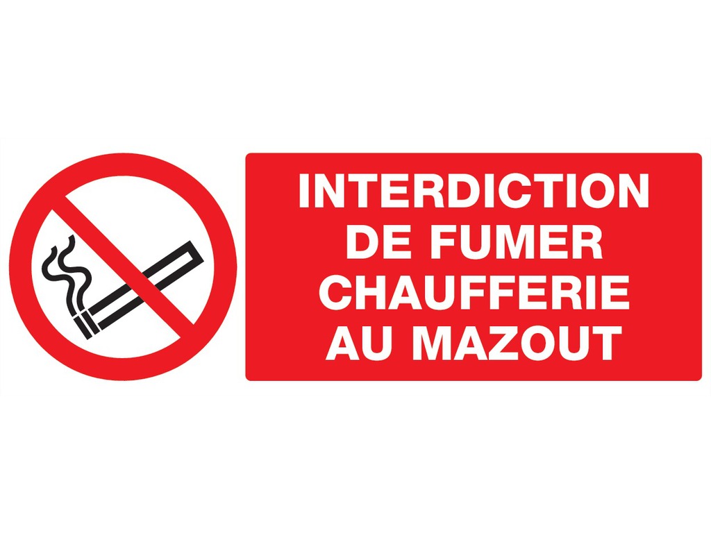 Interdiction de fumer, Chaufferie au mazout