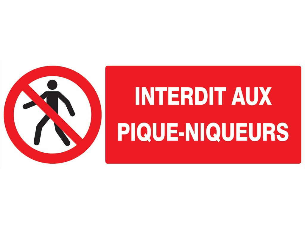 Interdit aux pique-niqueurs