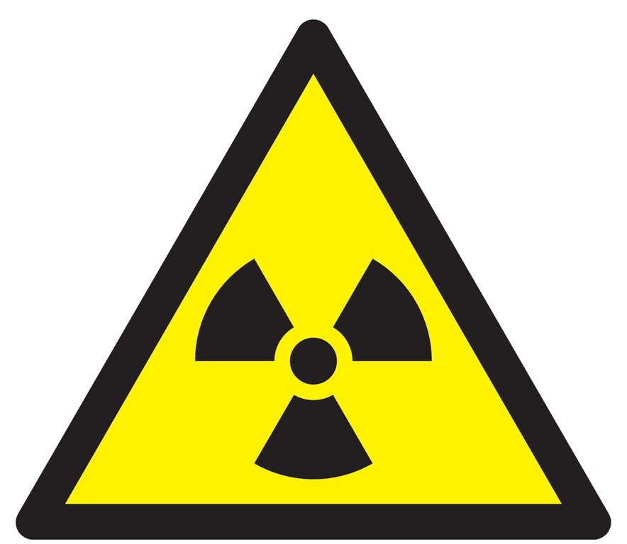 Danger, matières radioactives ou radiations ionisantes