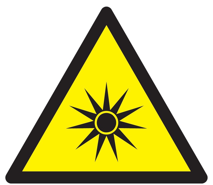 Danger, rayonnement optique
