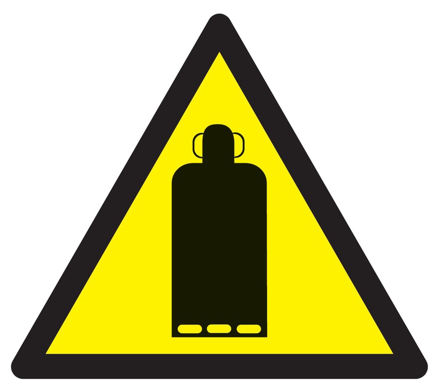Danger bouteille de gaz