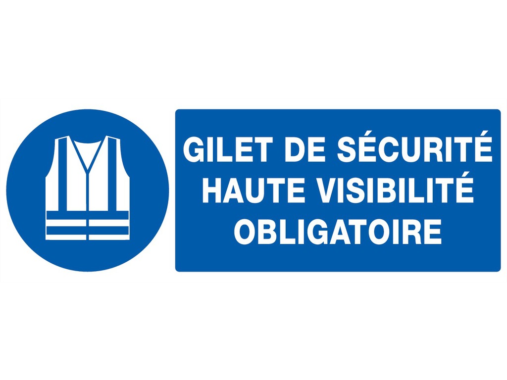 Gilet de sécurité haute visibilité obligatoire