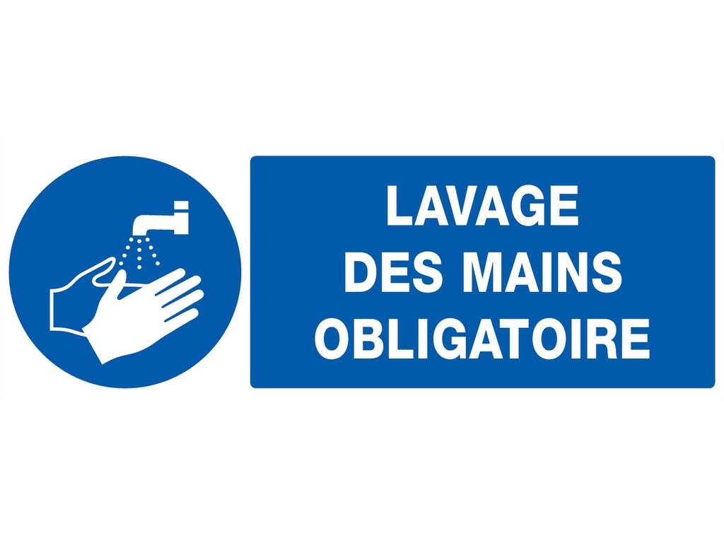 Lavage des mains obligatoire