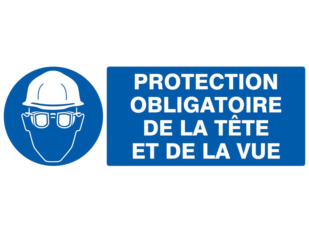 Protection obligatoire de la tête et de la vue