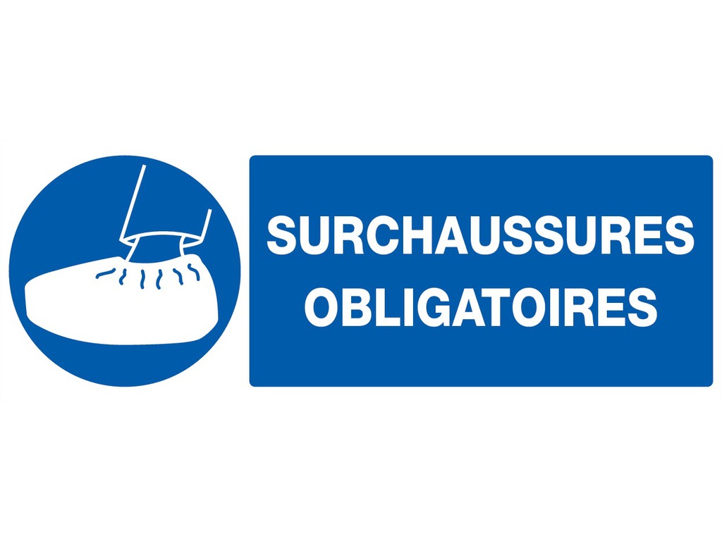 Surchaussures obligatoires