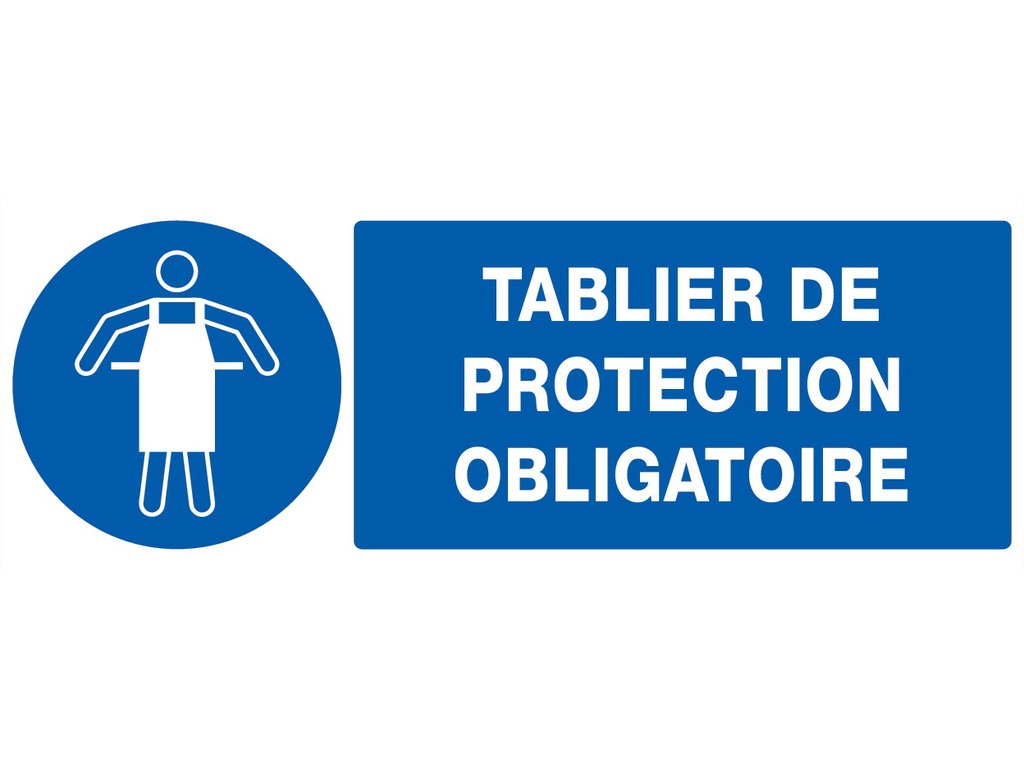 Tablier de protection obligatoire