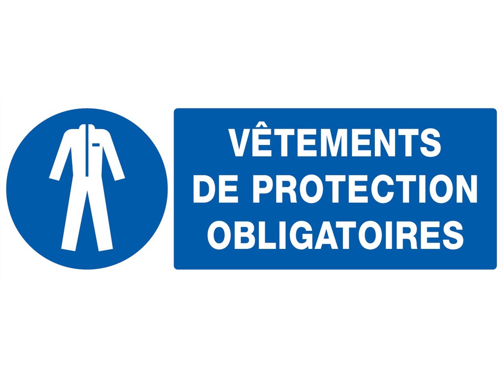 Vêtements de protection obligatoires