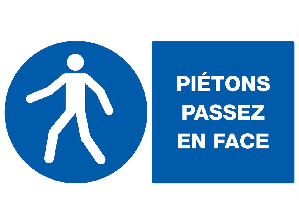 Piétons passez en face