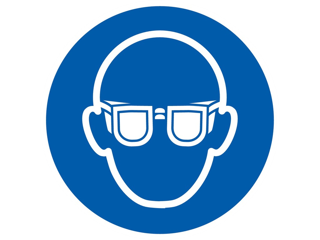 Lunettes de protection obligatoires