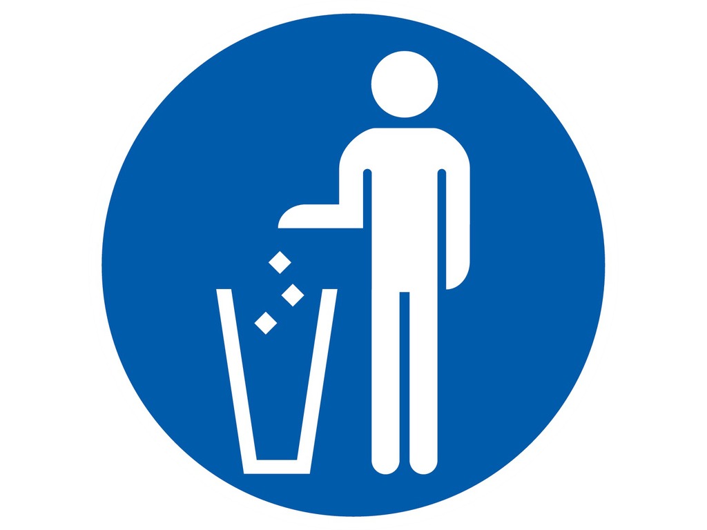 Jeter les déchets à la poubelle obligatoire