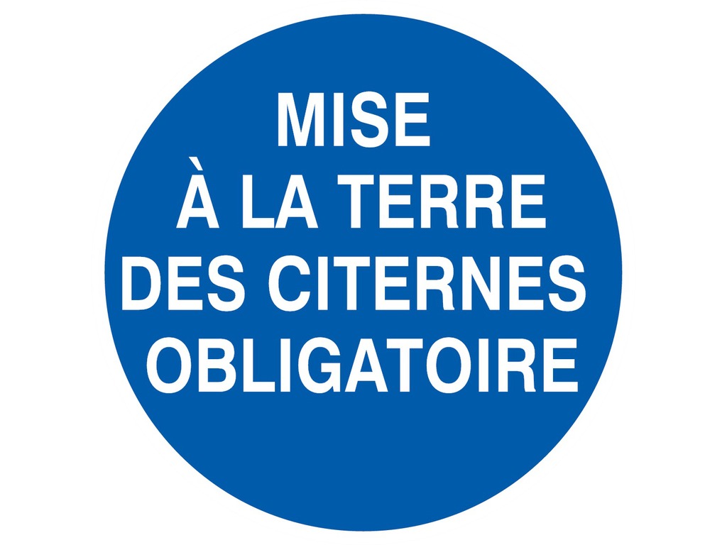 Mise à la terre des citernes obligatoire