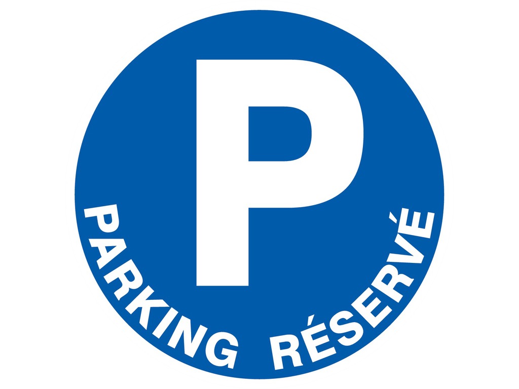 Parking réservé