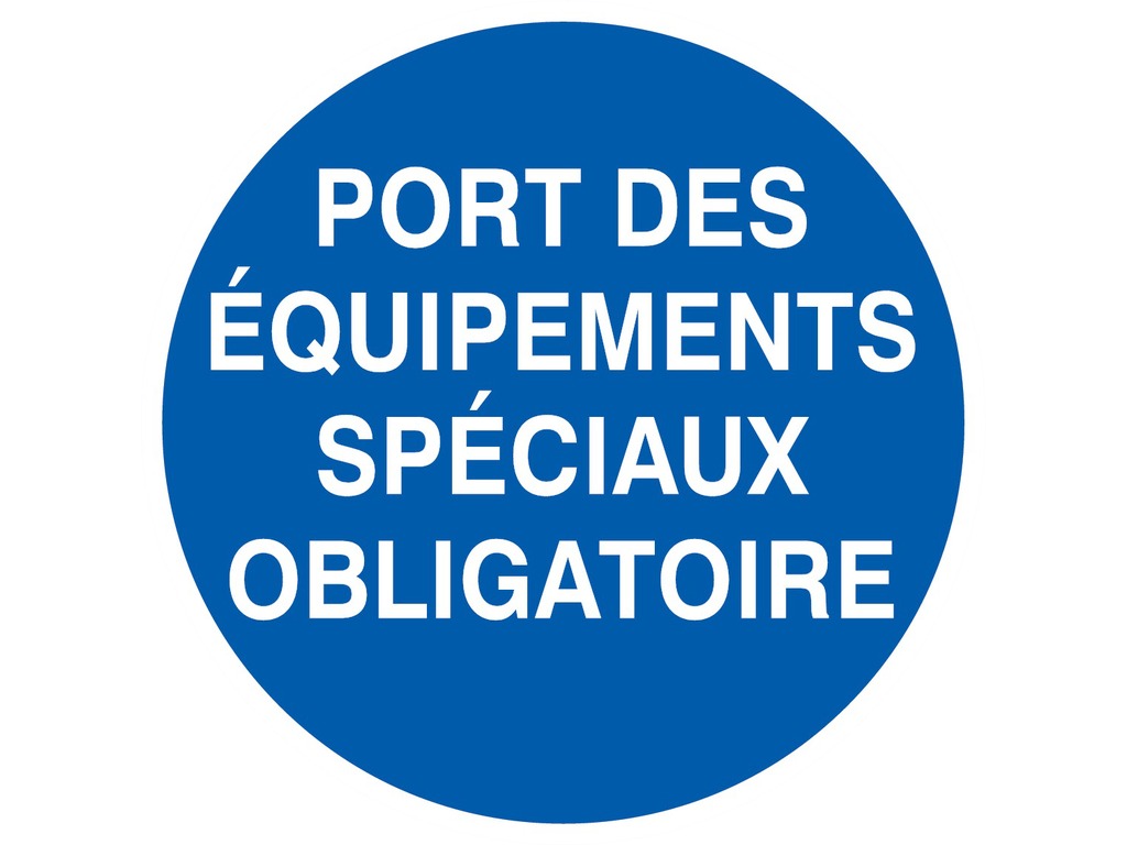 Port des équipements spéciaux obligatoire