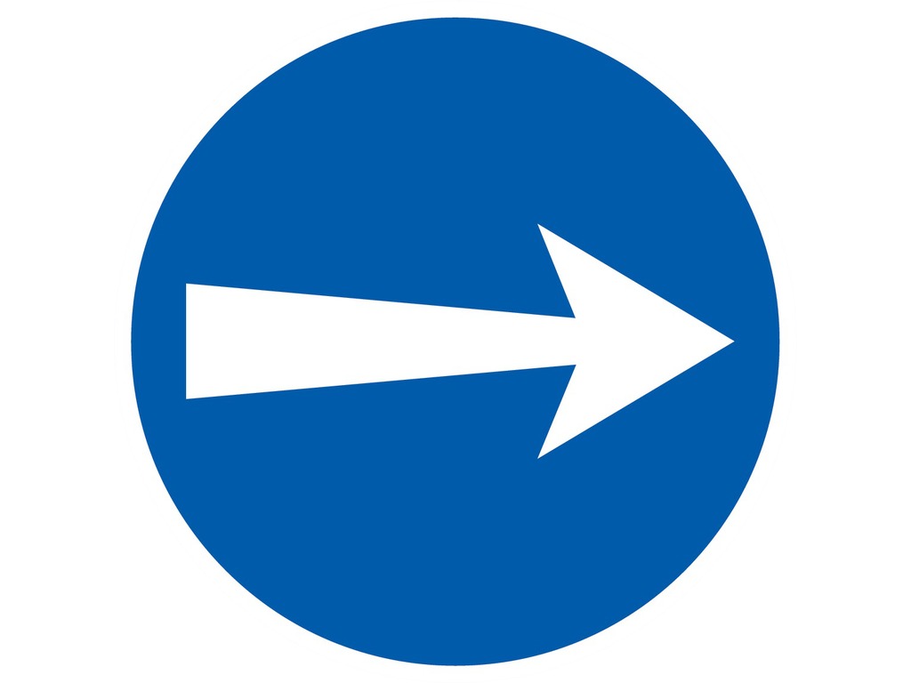 Sens obligatoire (vers la droite)