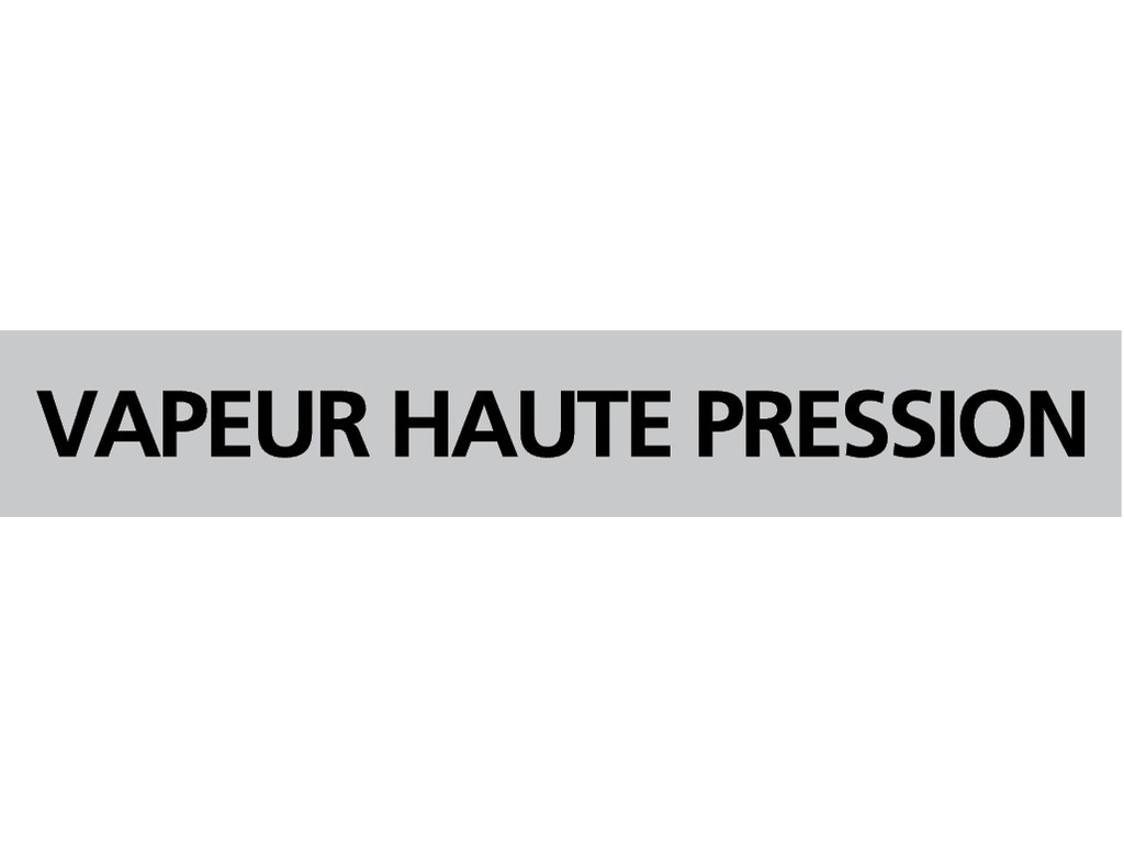 Vapeur haute pression