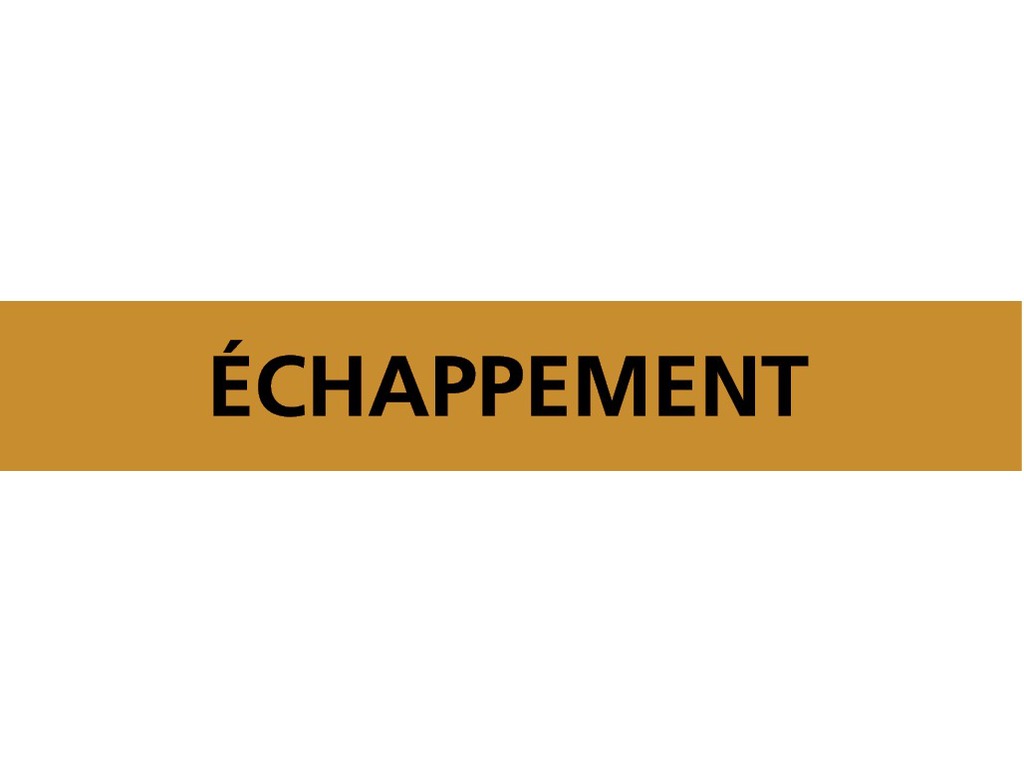 Échappement