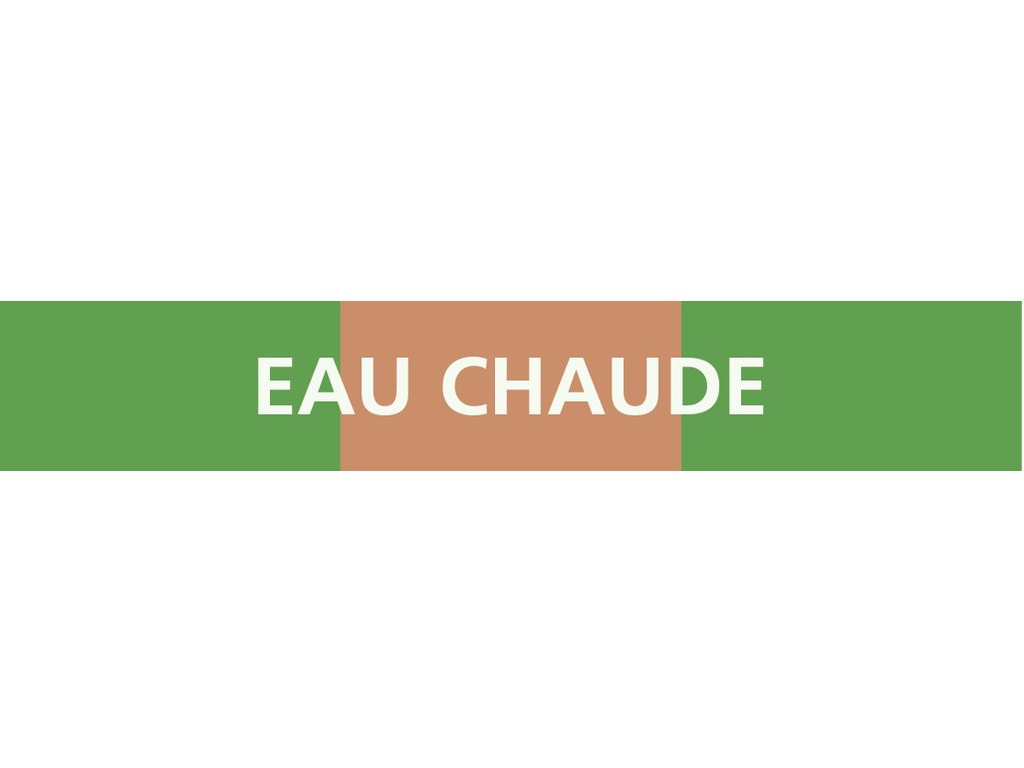 Eau chaude