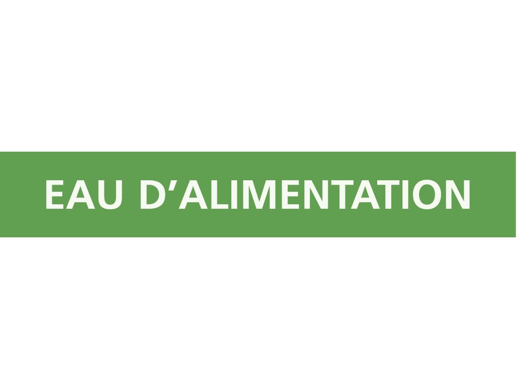 Eau d’alimentation