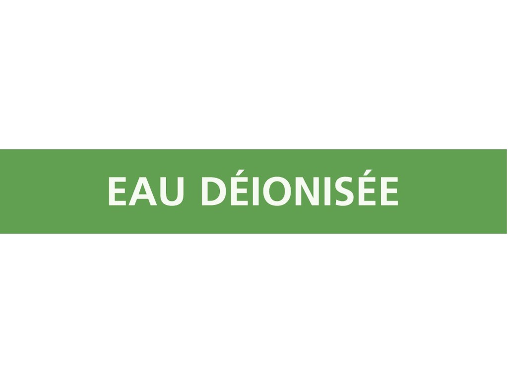 Eau déionisée