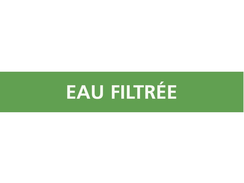 Eau filtrée