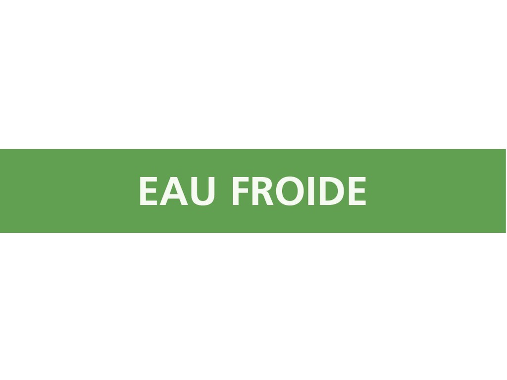 Eau froide