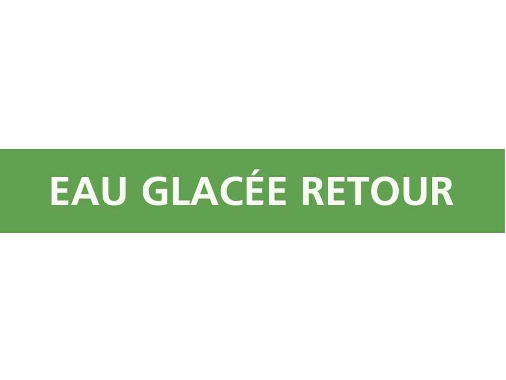 Eau glacée retour