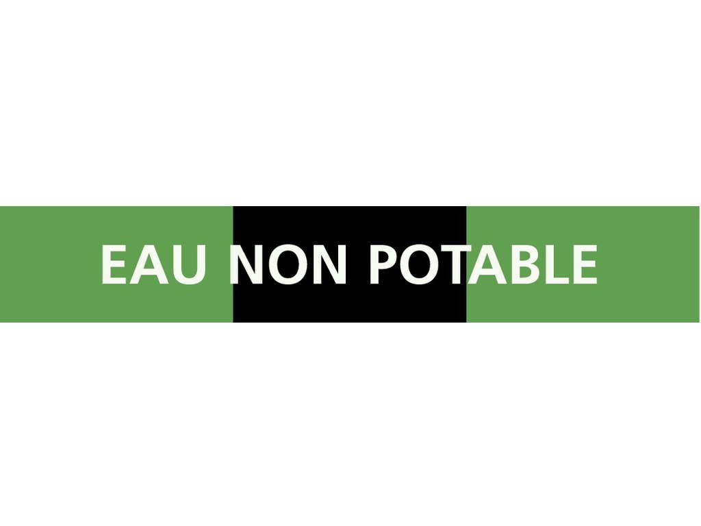 Eau non potable