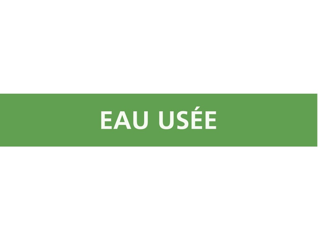 Eau usée