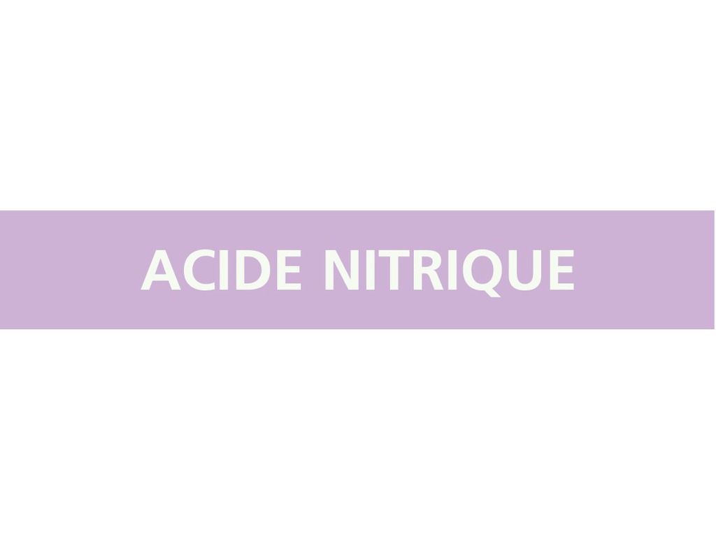 Acide nitrique