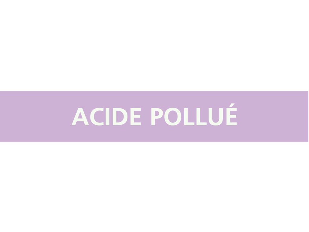 Acide pollué