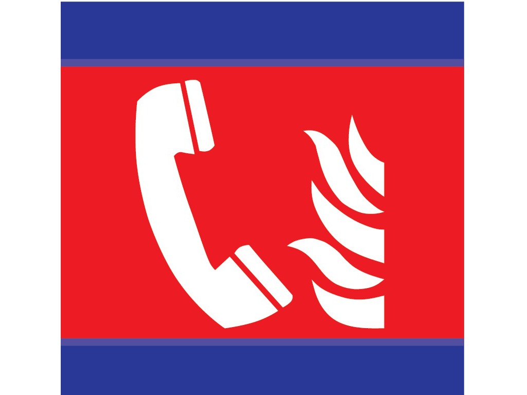 Téléphone à utiliser en cas d'incendie