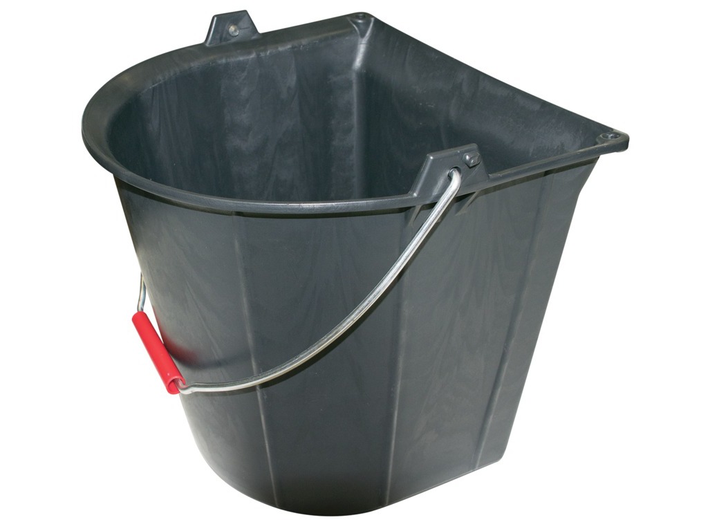 Seau Plastique Noir 11 Litres Anse 5,3mm - Gamme Seaux - Taliaplast