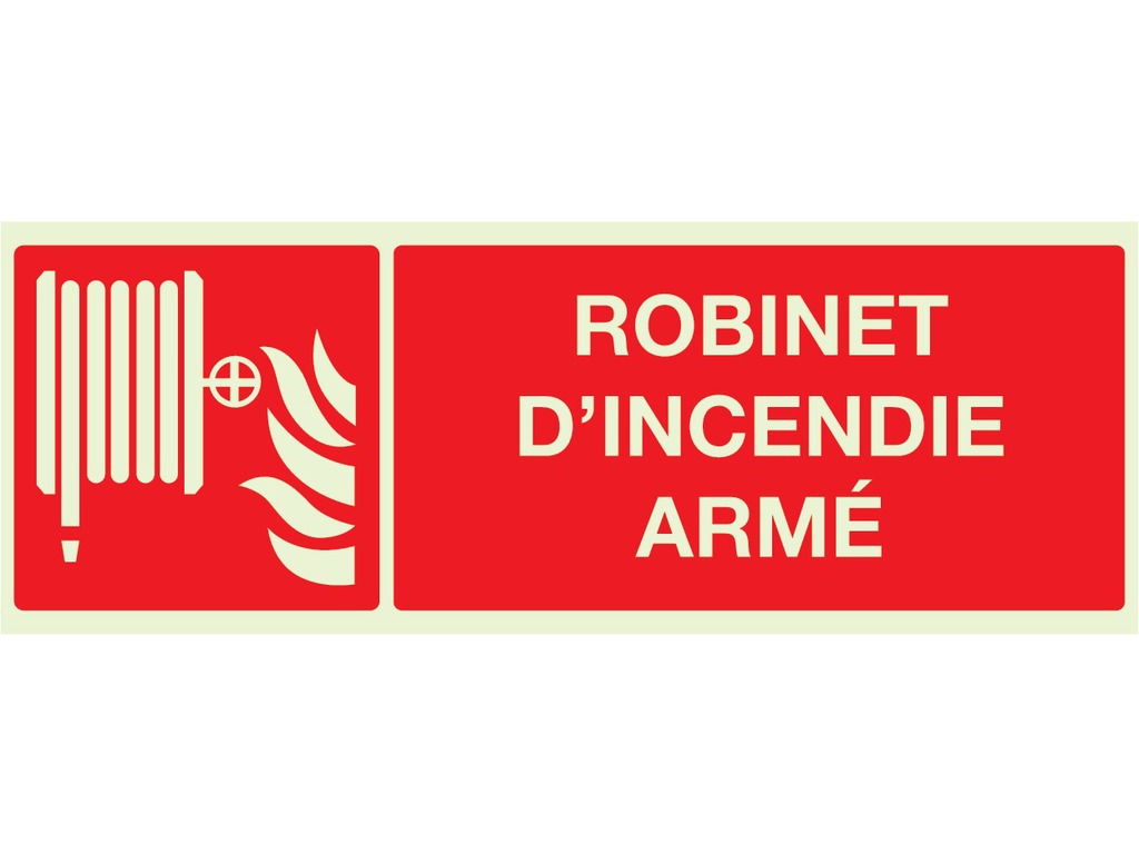 Robinet d'incendie armé