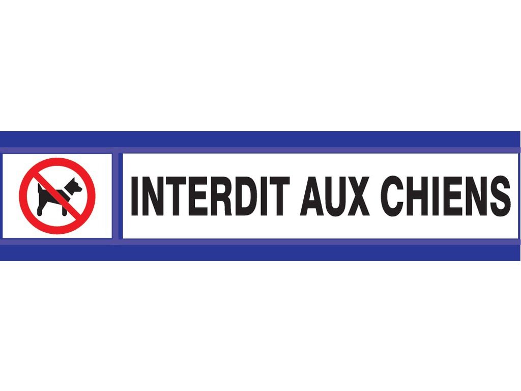 Interdit aux chiens