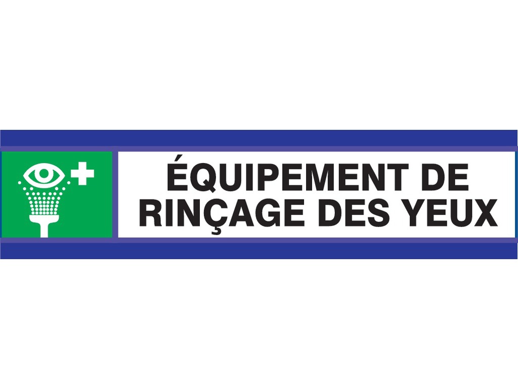 Equipement de rincage des yeux