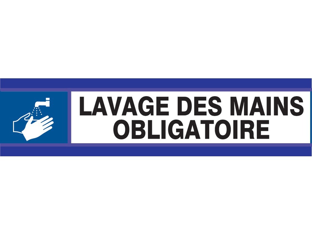 Lavage des mains obligatoire